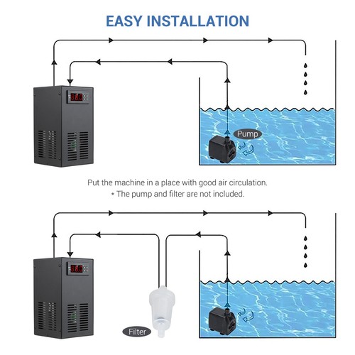 20l aquarium chiller cooler - aquarium,