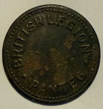 Antique Wales Welsh pub token