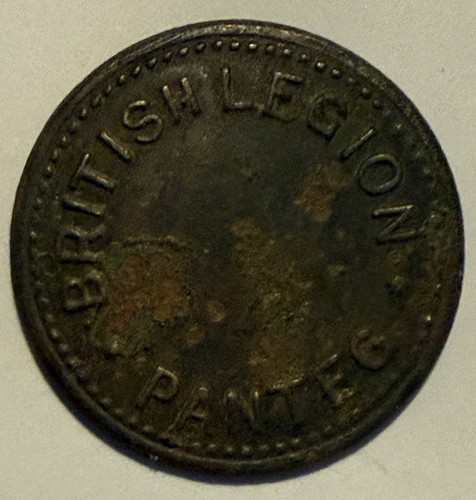 Antique wales welsh pub - wales, token