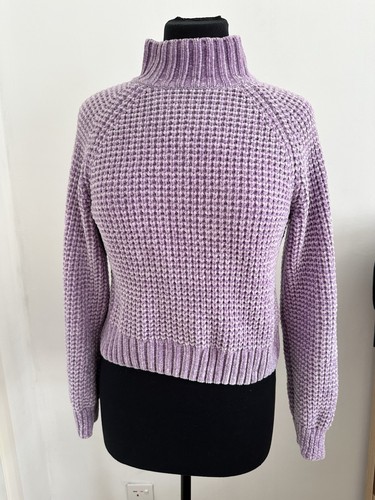 Pastel purple chenille - h&m,