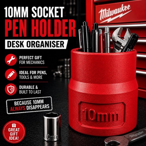10mm socket pen holder - socket,