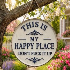 Funny Garden Metal Sign This