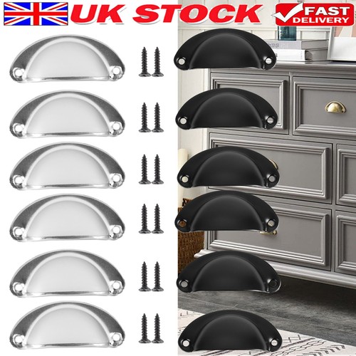 6pcs cup handles half moon - half,
