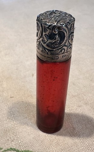 Antique charles may ruby glass - antique,