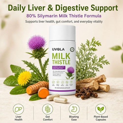 Uvola milk thistle supplement - milk,