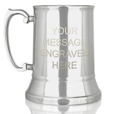 Personalised Steel Black Beer