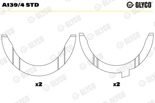 Glyco a139 std thrust - glyco, a139/4