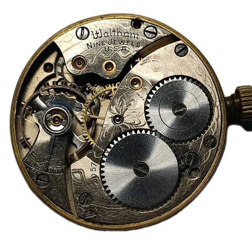 Waltham pocket watch movement - pocket,