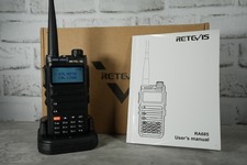 Retevis RA685 Handheld Amateur Radio Transceiver with USB C Charger Base