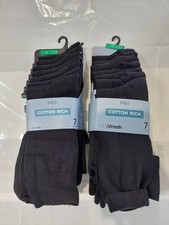 14 Pairs M&S Men's Black