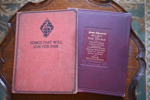 Vintage 1930s music books - vintage,
