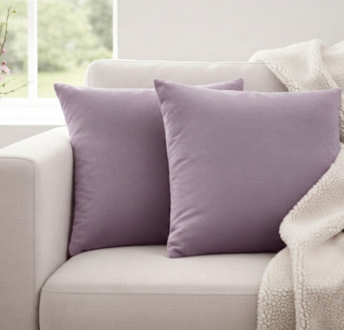 Luxury plain velvet - plain, cushion