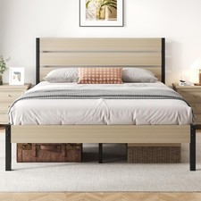 Queen Bed Frame with Headboard