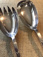 Pair Of Mappin & Webb Princess Plate Salad Servers