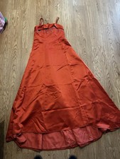 Vintage Romantica Dress: Beaded Satin Gown, Size 6