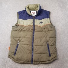 Superdry Mens Gilet XL Green