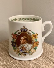 RARE Royal Doulton Edward VIII Coronation Mug 1937 - Uncrowned King Memorabilia!