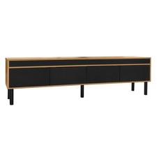 Modern TV Stand 4 Door Cabinet