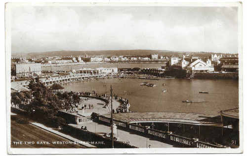 Real photo postcard the - real, two