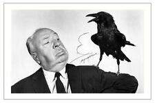 ALFRED HITCHCOCK SIGNED AUTOGRAPH PHOTO PRINT THE BIRDS PSYCHO