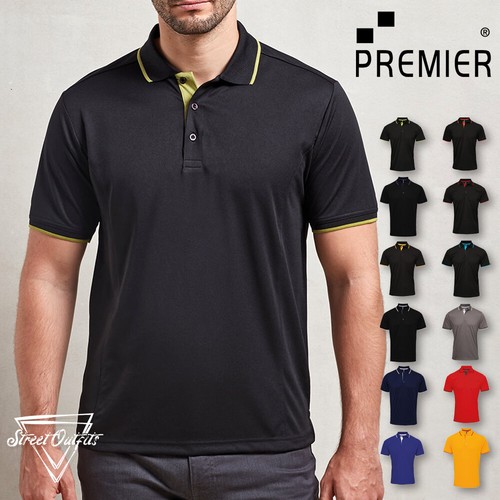 Mens tipped polo shirt - mens,