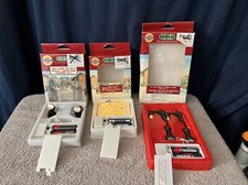 Lemax 2 -4" Victorian Street Lamps , Mini Clear Lights , & 2 Spot Lights.   375