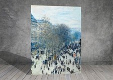 Claude Monet Boulevard des Capucines CANVAS PAINTING ART PRINT WALL 1651
