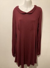 Vintage Topshop Burgundy Fit &