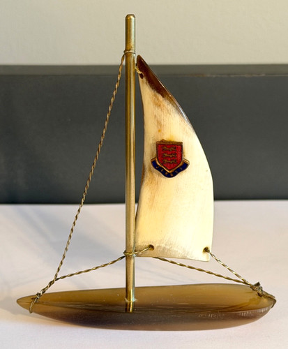 Vintage horn sailing boat - vintage,
