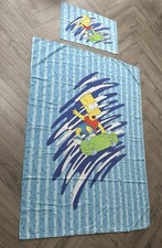 The Simpsons Bart Simpson Skateboard Vintage 1998 Duvet Cover & Pillowcase Set