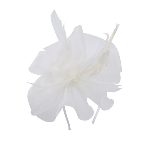 Looped feather headband clip - looped,