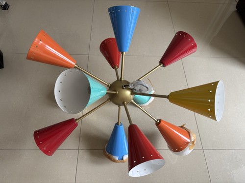 Sputnik style mid century - style,,