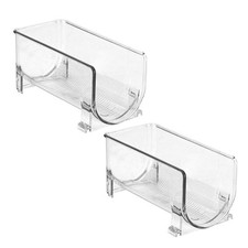 2Pcs Stackable Racks Drawer