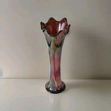 Fenton carnival glass flute - fenton,