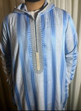 Men's Moroccan Hooded Long