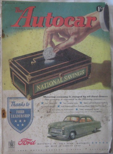Autocar magazine march 1952 - autocar,