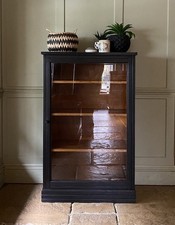 Vintage Black Painted Glazed