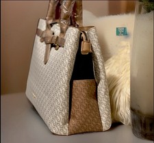 P. CARDIN LOGOED HANDBAG WITH