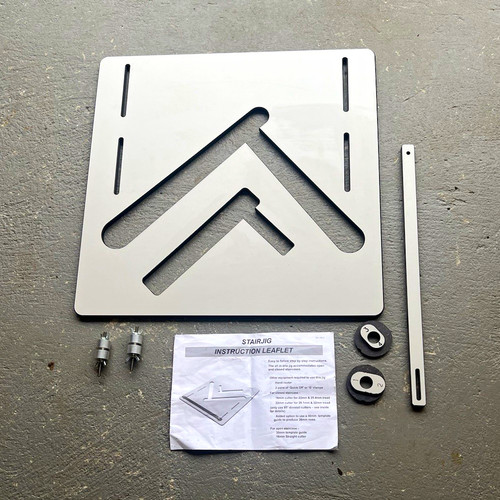 Stairjig router template jig - router,