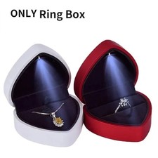 Heart shaped ring gift box - heart,