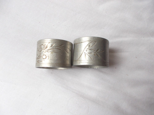 Napkin rings metal x - rings,