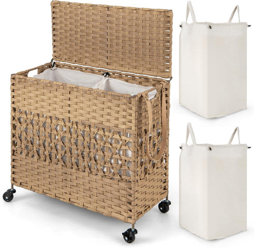 Laundry basket wheels 110l - laundry,