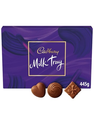 Cadbury milk tray 445g - tray, –