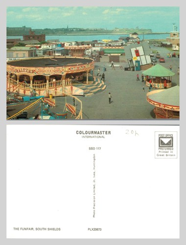 Postcard the funfair south - the, funfair,