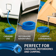 Blue reinforced water - 1/2",