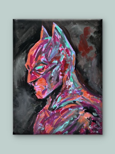 Original batman painting 11x14 - original,