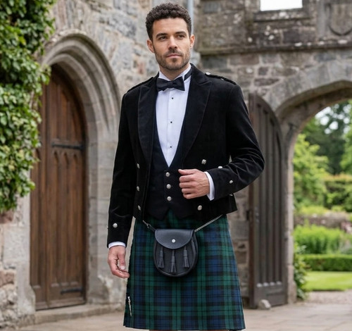 Men scottish black velvet - scottish,