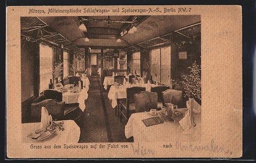 Postcard mitropa central - postcard,