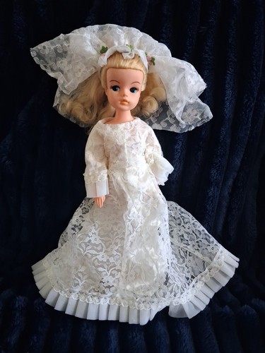 Vintage sindy wedding gown - vintage,