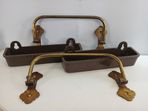 Pair antique victorian church - antique,